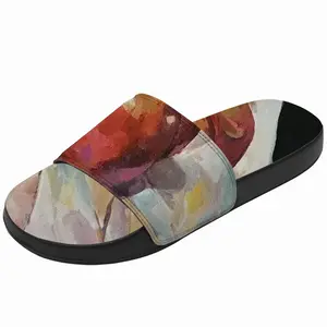 Men Apples On A Table Slip On Slippers