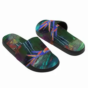 Men Ventana De Verde Esperanza Slip On Slippers