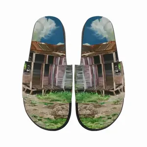 Men Blues Musician And Farmer Slip On Slippers