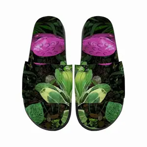 Men Pink Flamingo Slip On Slippers