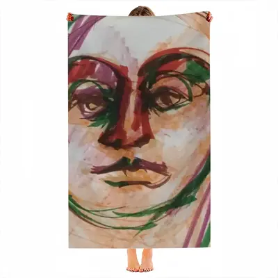 Dashing Through Beach Towel