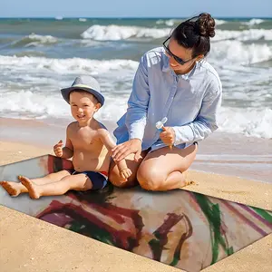 Dashing Through Beach Towel