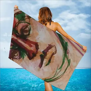 Dashing Through Beach Towel