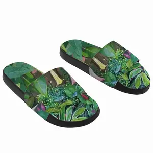 Men Bluebird In The Garden Slip On Slippers