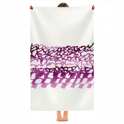 Calligraphic Landscape 004 Beach Towel