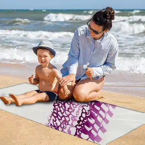 Calligraphic Landscape 004 Beach Towel