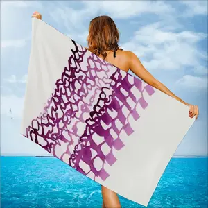 Calligraphic Landscape 004 Beach Towel