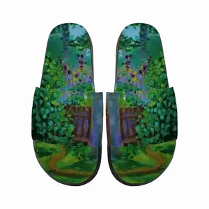 Men Backyard Fence Slip On Slippers