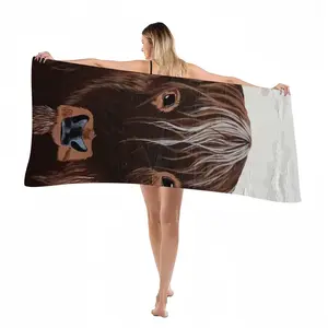 Bull - Red Bull Taurus Animals Buffalo Wild Beach Towel