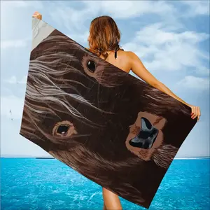 Bull - Red Bull Taurus Animals Buffalo Wild Beach Towel