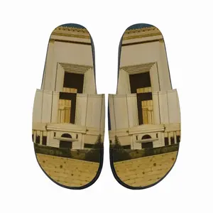 Men Old Jerusalem The Third Themple Slip On Slippers