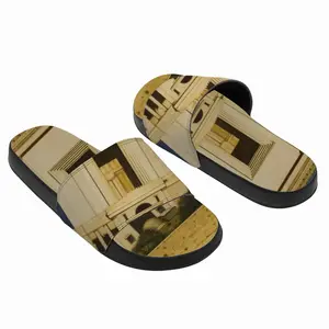 Men Old Jerusalem The Third Themple Slip On Slippers