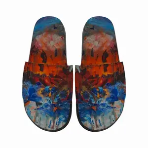 Men Screaming The Blues Slip On Slippers