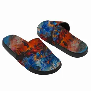 Men Screaming The Blues Slip On Slippers