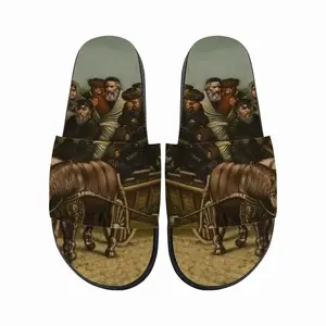 Men Jews Fleeing The Pogroms Slip On Slippers