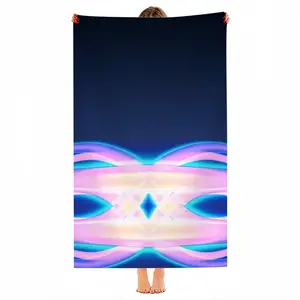 Eye Space Love Beach Towel