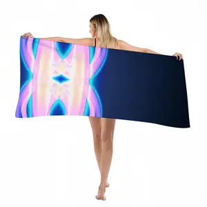 Eye Space Love Beach Towel