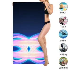 Eye Space Love Beach Towel