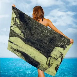 Violette Morris Acid Beach Towel