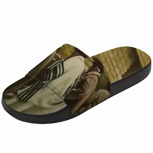 Men Jewish Pilgrims At The Western Wall Slip On Slippers