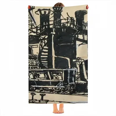 Gas Works Beach Towel