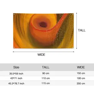 A Field Of Energy Four Hole Flag (Multi-Size)