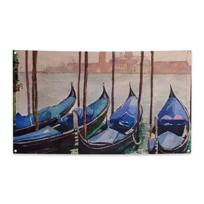 Venetian Gondolas Four Hole Flag (Multi-Size)