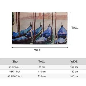 Venetian Gondolas Four Hole Flag (Multi-Size)