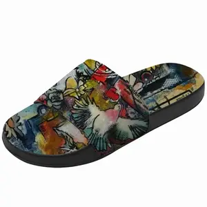 Men Postcard Slip On Slippers