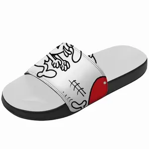 Men Chasing Love Slip On Slippers