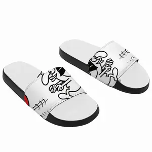 Men Chasing Love Slip On Slippers