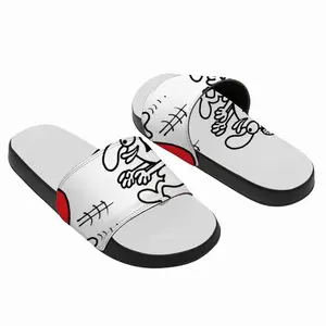 Men Chasing Love Slip On Slippers