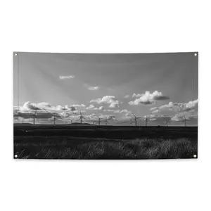 Far North Wind Turbine Four Hole Flag (Multi-Size)