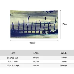 Rural Fencing Four Hole Flag (Multi-Size)