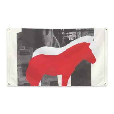 Wwf Przewalskis Horse Four Hole Flag (Multi-Size)