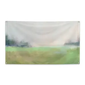 Where The Grass Is Always Green Four Hole Flag (Multi-Size)