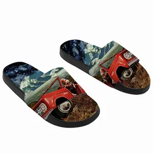 Men The Stars Are Brighter Way Out Here Slip On Slippers