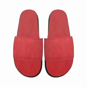 Men Red Slip On Slippers