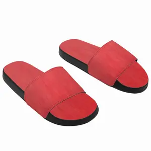 Men Red Slip On Slippers