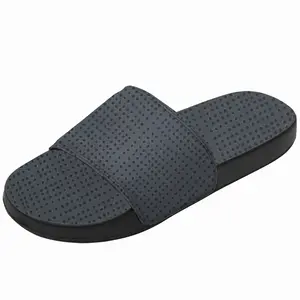 Men Anthracite Slip On Slippers