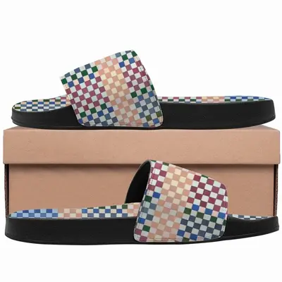 Men Boxes Colorful Slip On Slippers