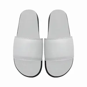 Men White Slip On Slippers