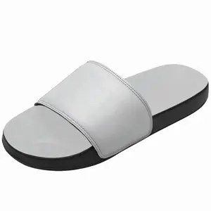 Men White Slip On Slippers