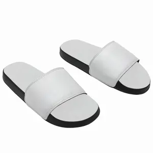 Men White Slip On Slippers