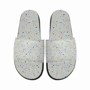 Men Points Colorful Slip On Slippers