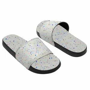 Men Points Colorful Slip On Slippers