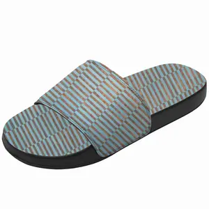 Men Light Blue Copper Ii Slip On Slippers