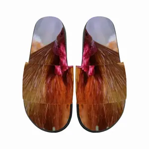 Men Rooster Stare Down Slip On Slippers