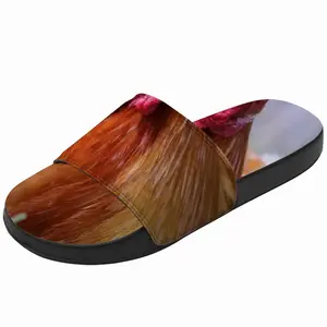 Men Rooster Stare Down Slip On Slippers