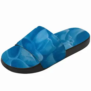 Men Blue Dahlia Slip On Slippers